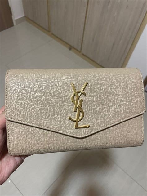 ysl wallet on chain second hand|YSL uptown wallet on chain.